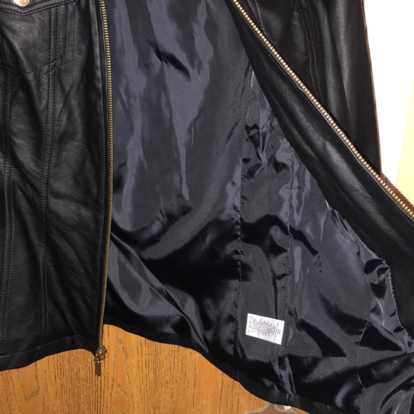 Dennis by Dennis Basso Faux Leather Jacket - Picture 3 of 4